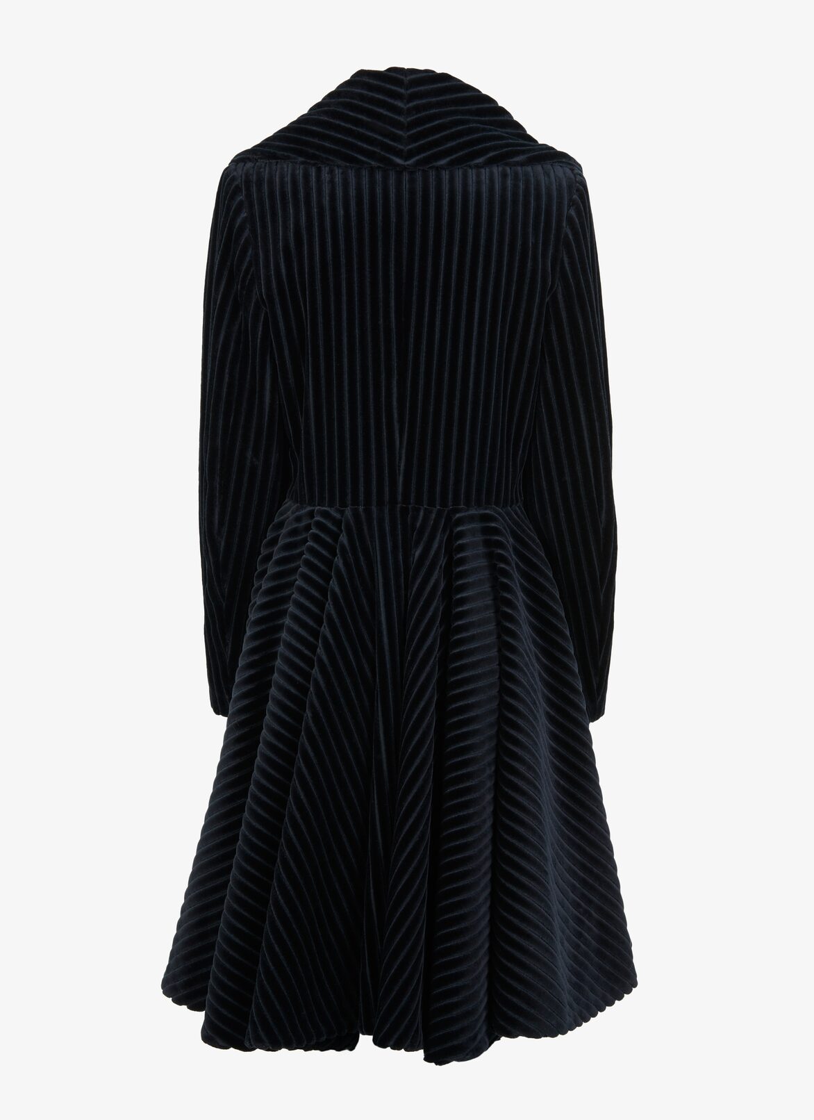 COAT VELOURS COTELE MAXI NIGHT ALAÏA NIGHT BLUE COAT VELOURS COTELE MAXI NIGHT